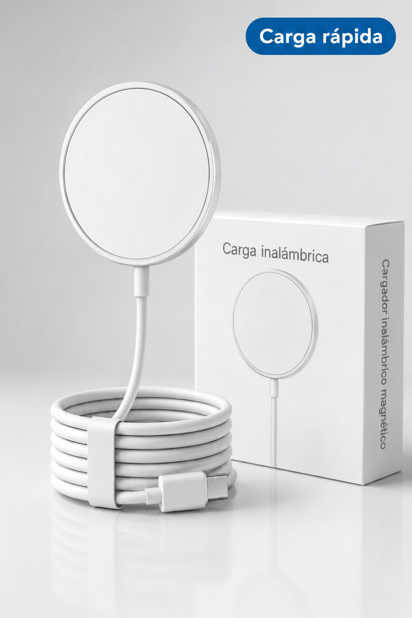 Cargador Inalámbrico Magnético para iPhone