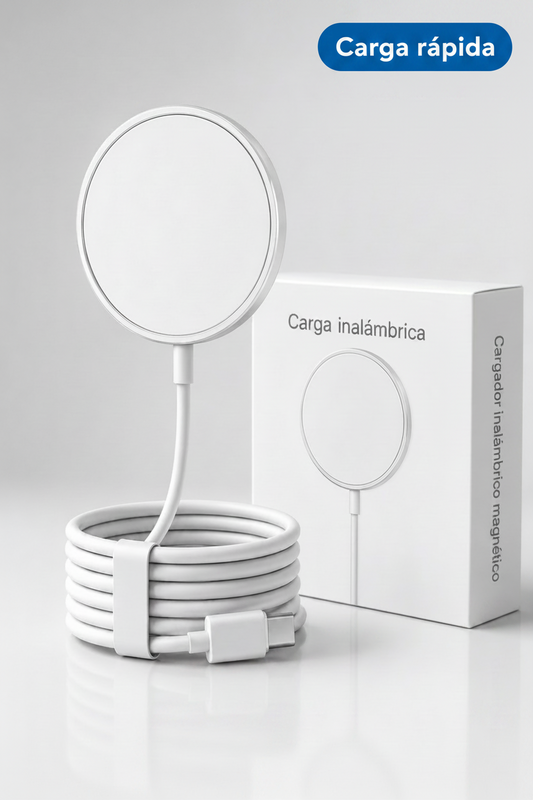Cargador Inalámbrico Magnético para iPhone