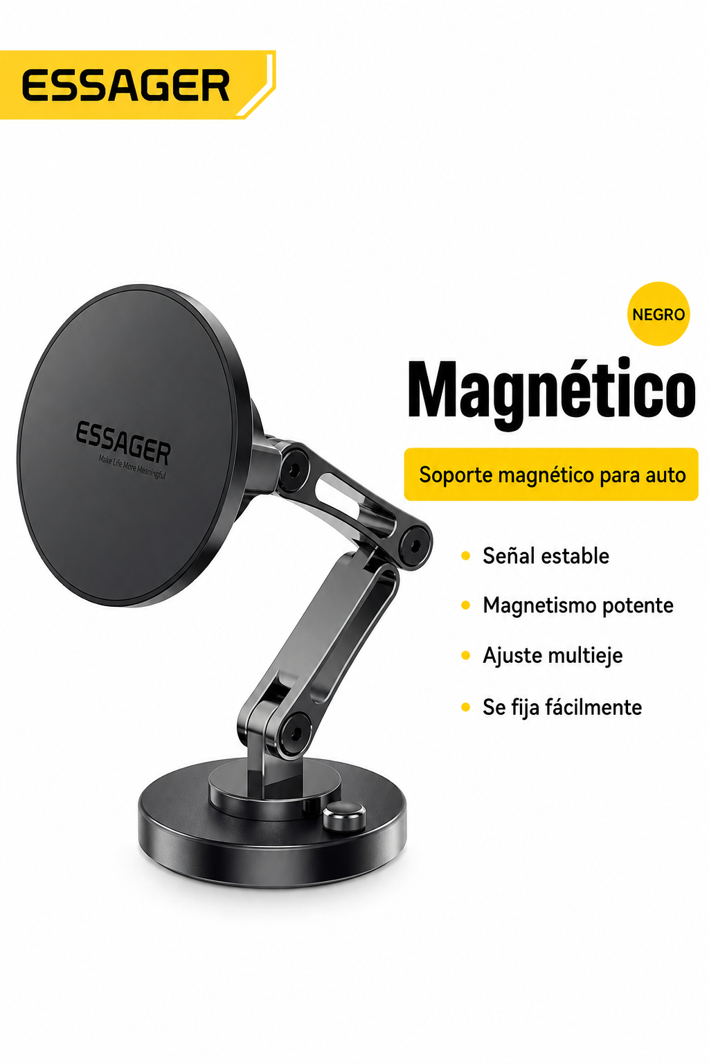 Soporte Magnético Inalámbrico 15W para Auto