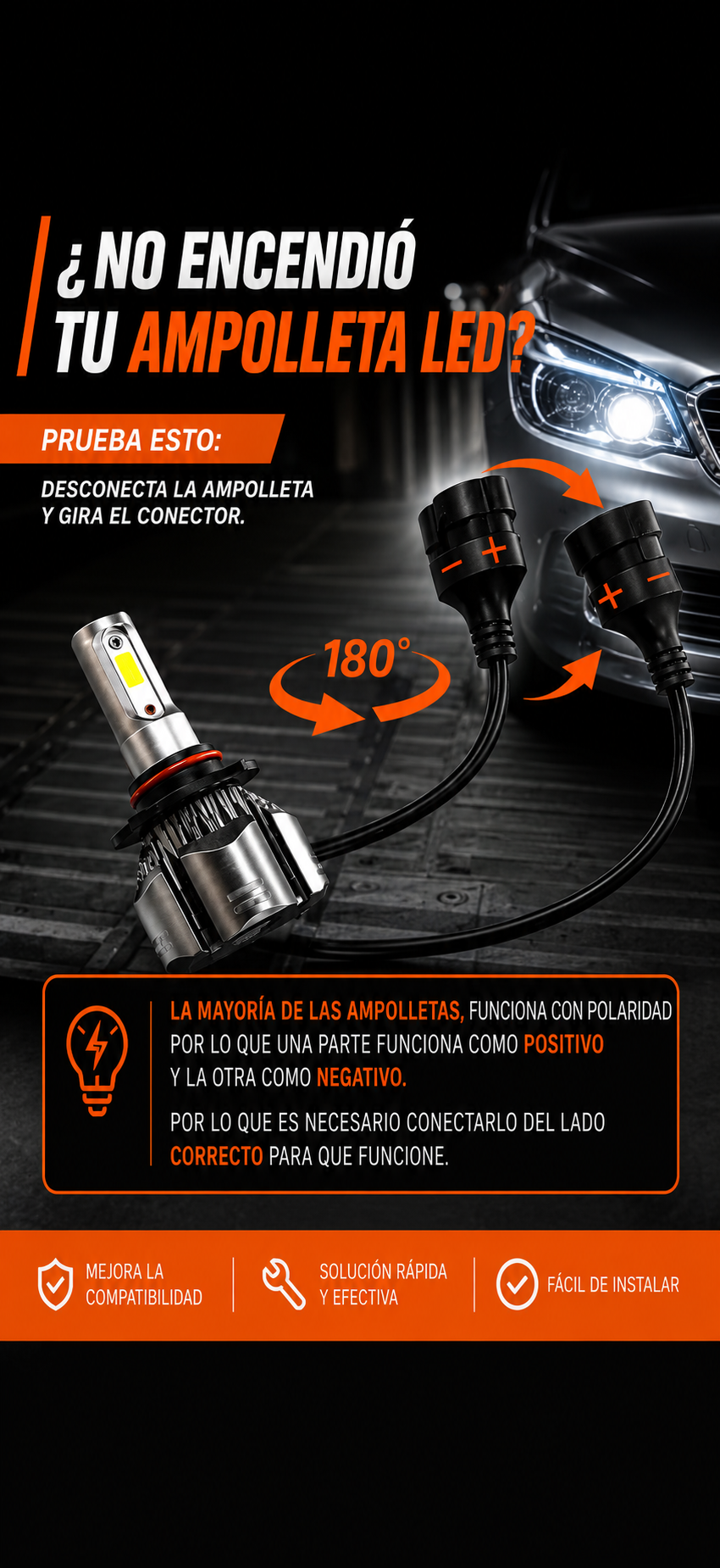 Kit Ampolletas LED Y3 22.000 LM