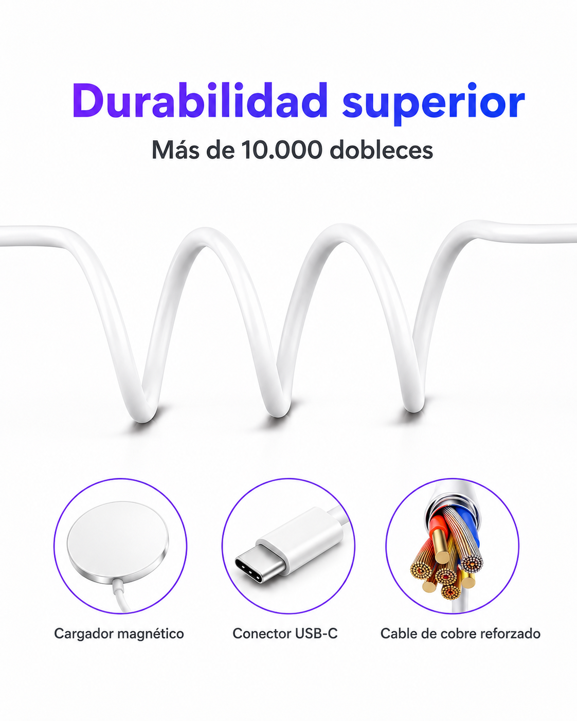 Cargador Inalámbrico Magnético para iPhone